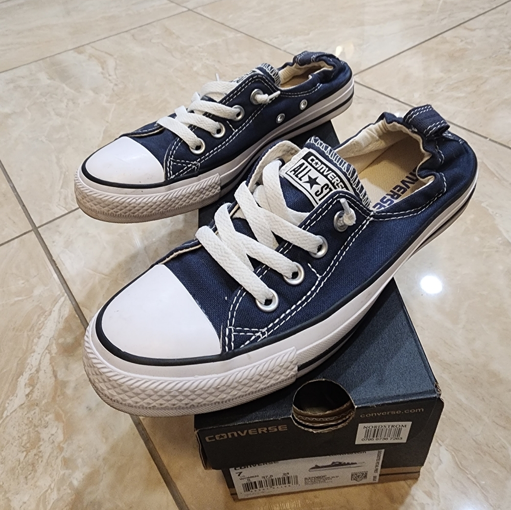Navy Shoreline Converse - Picture 3 of 6